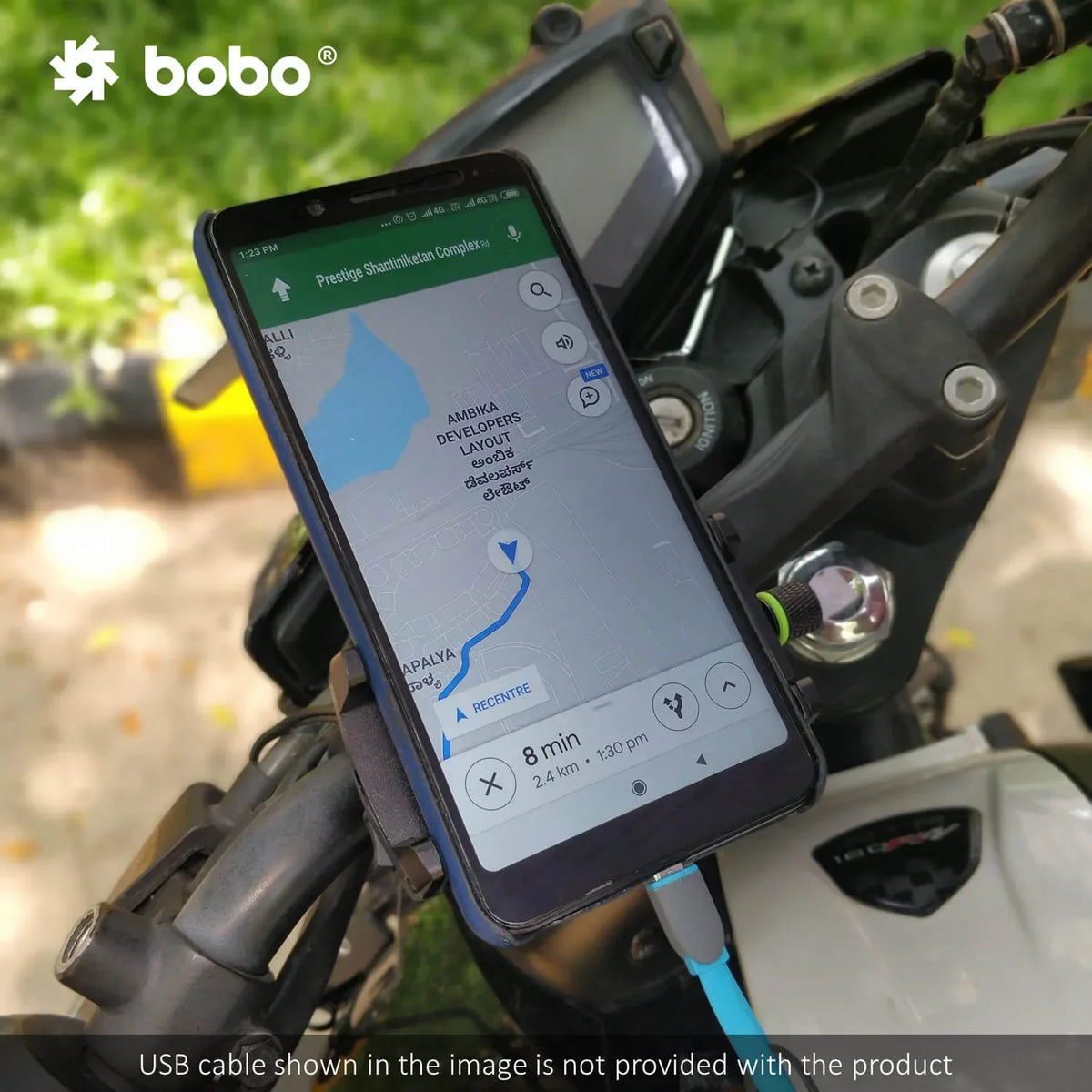 BOBO BM2 Aluminium Bike Phone Holder with 2.5A USB charger - View 7