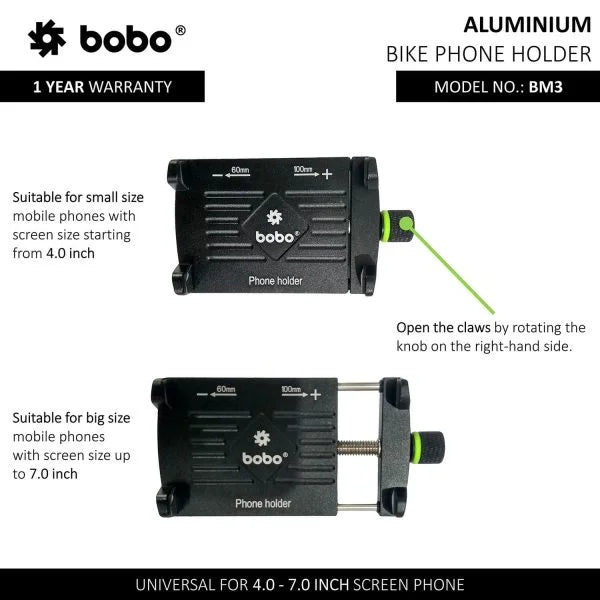 BOBO BM3 Aluminum Bike Phone Holder - View 6