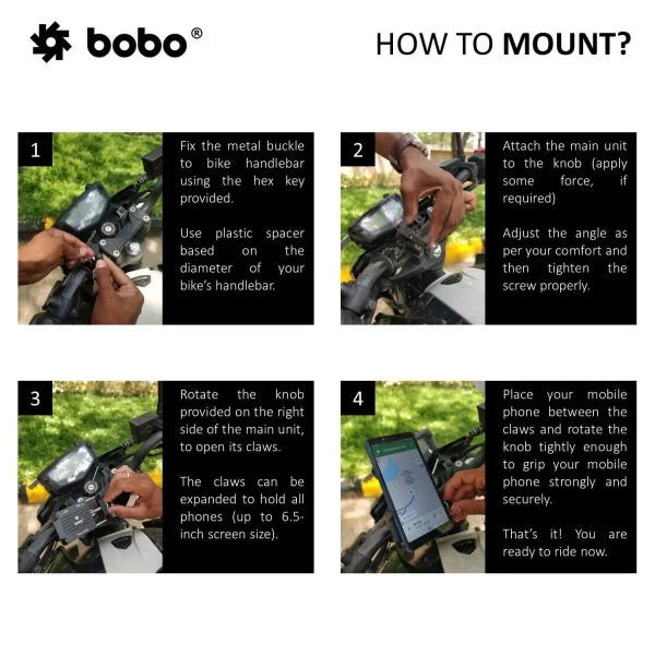 BOBO BM3 Aluminum Bike Phone Holder - View 7