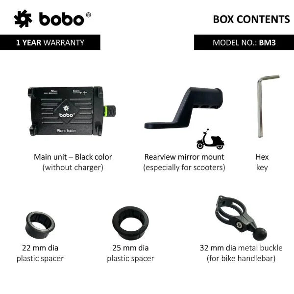 BOBO BM3 Aluminum Bike Phone Holder - View 9