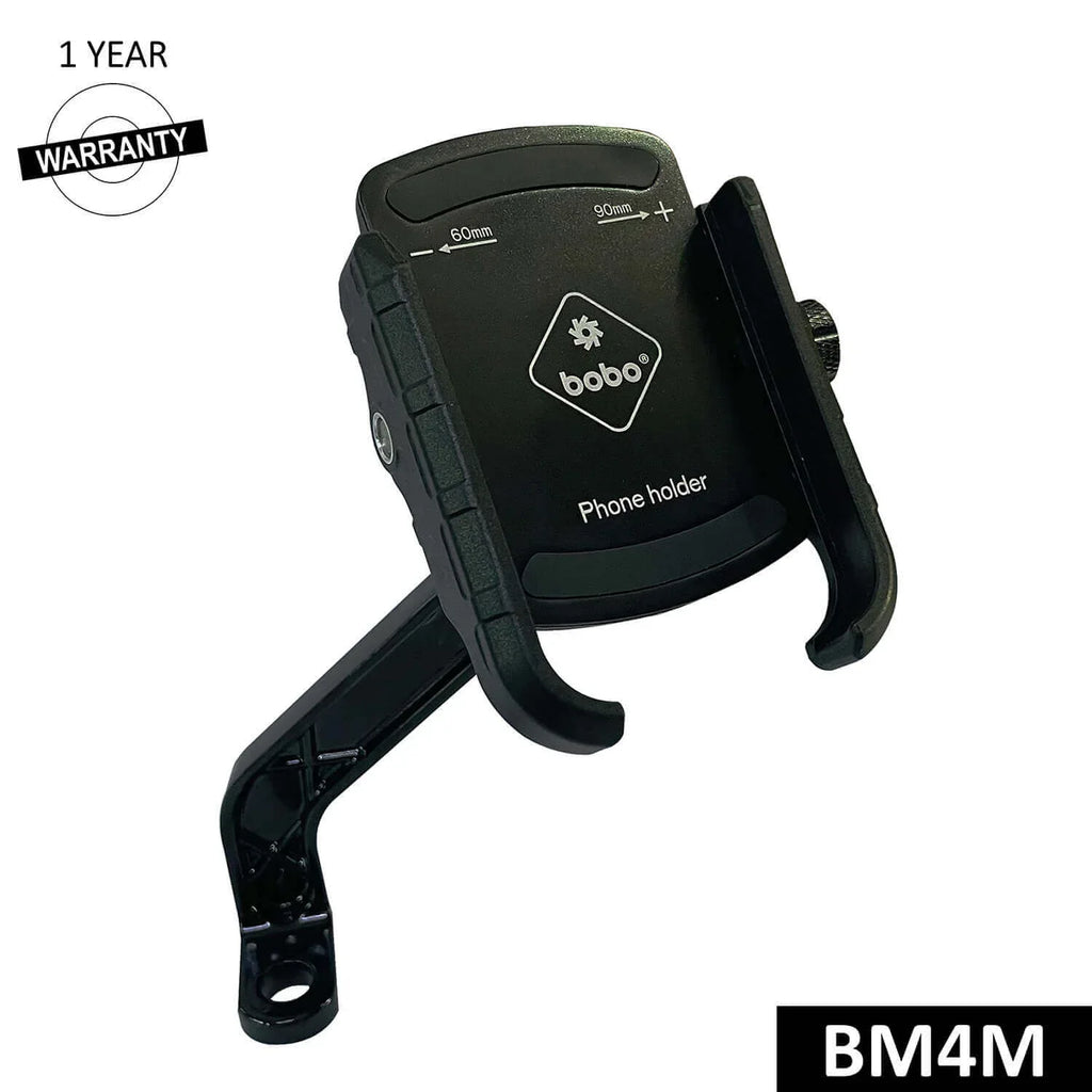 BOBO BM4M Bike Phone Holder Long Rear view Mirror Mount