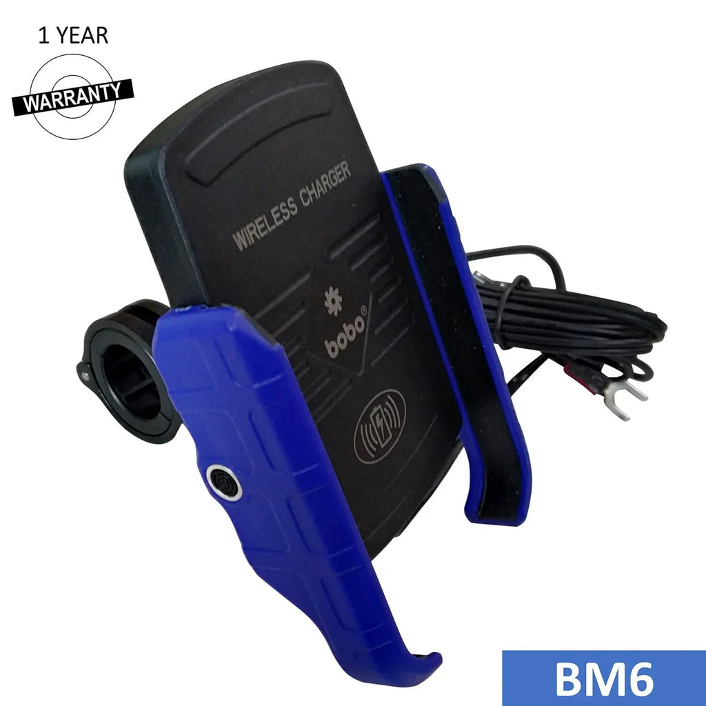 BOBO BM6 Bike Phone Holder with Fast 15W Wireless Charger - View 3