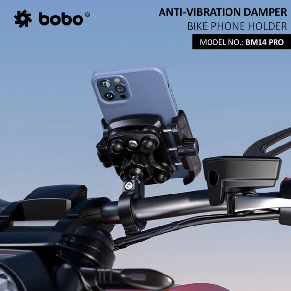 BOBO BM14 PRO X Anti-Vibration Bike Phone Holder with Quick Release - View 5