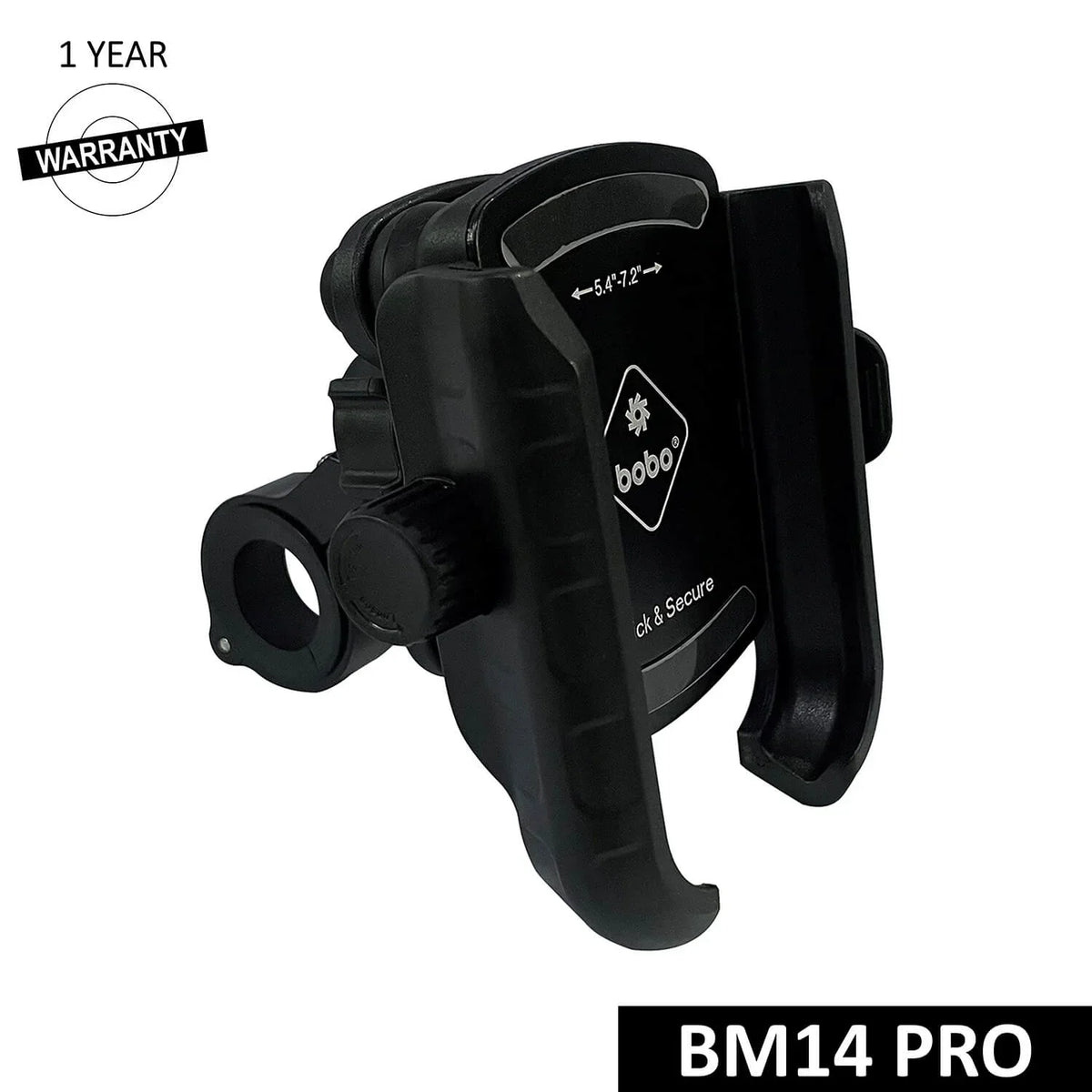 BOBO BM14 PRO X Anti-Vibration Bike Phone Holder with Quick Release