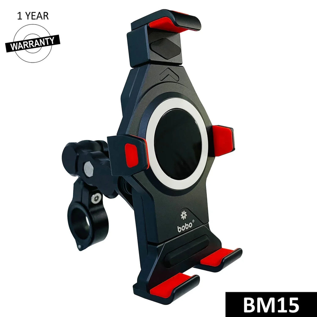 BOBO BM15 Anti-Vibration Metallic Heavy Duty Bike Phone Holder