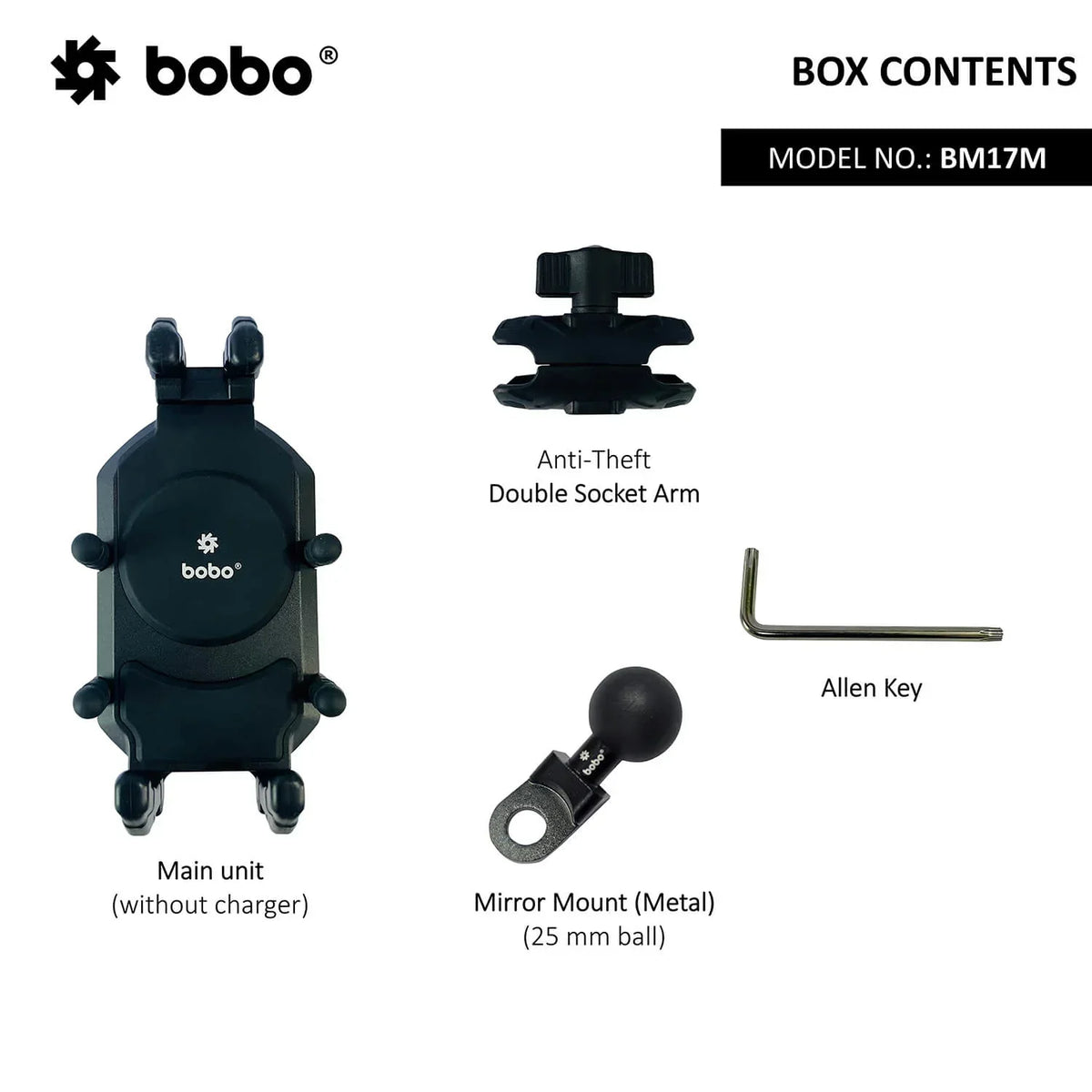 BOBO BM17H/M PRO Anti-Vibration Bike Phone Holder - View 8