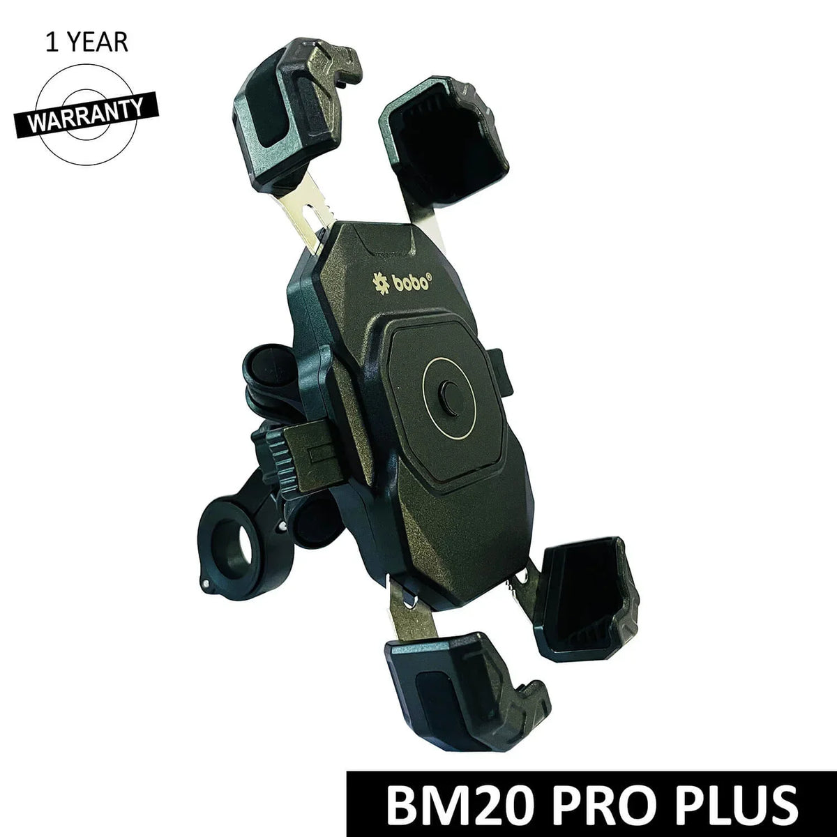 BOBO BM20 PRO PLUS 4-Corner Grip Bike Phone Holder with PRO PLUS Vibration Damper