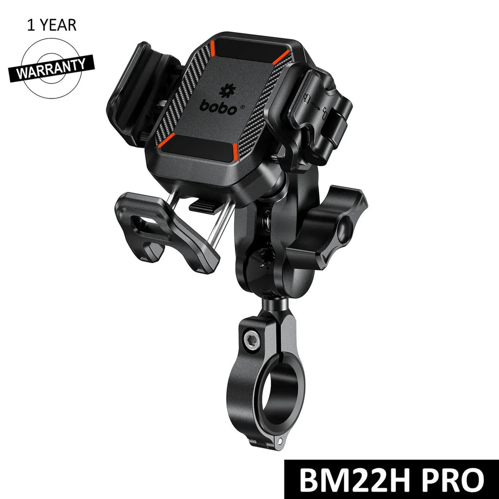 BOBO BM22H/M PRO Anti-Theft Bike Phone Holder with Anti-Vibration and Quick Release