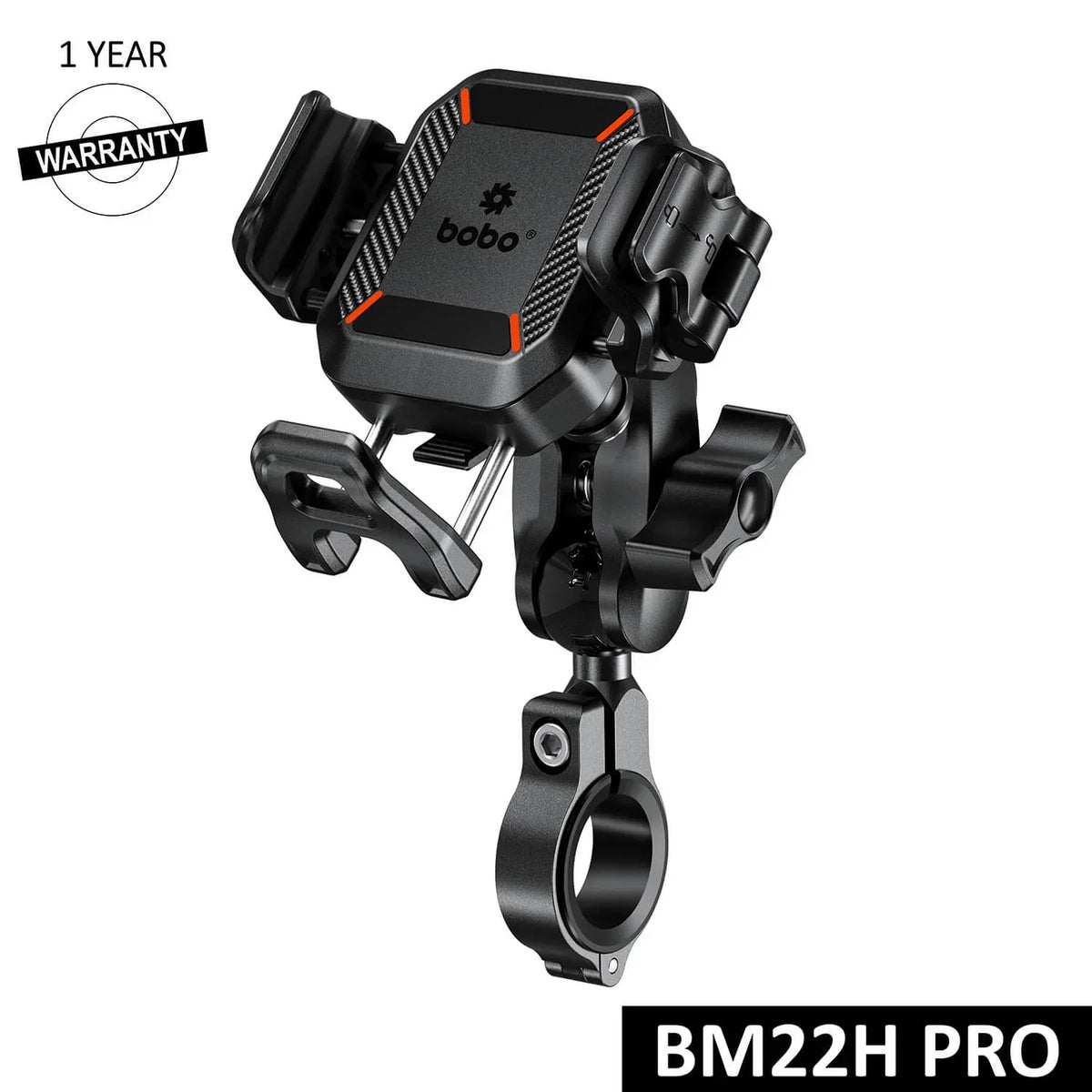 BOBO BM22H/M PRO Anti-Theft Bike Phone Holder with Anti-Vibration and Quick Release