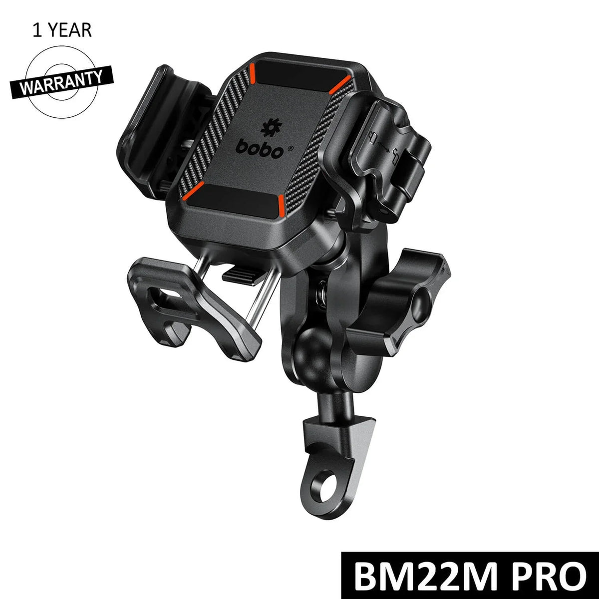 BOBO BM22H/M PRO Anti-Theft Bike Phone Holder with Anti-Vibration and Quick Release - View 2