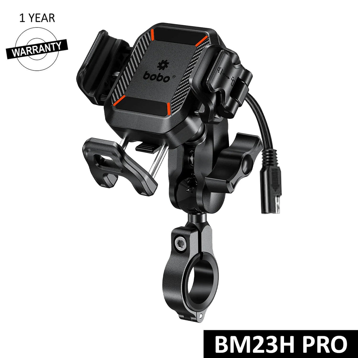 BOBO BM23H/BM23M Pro Handlebar or Mirror Mount with Anti-Vibration