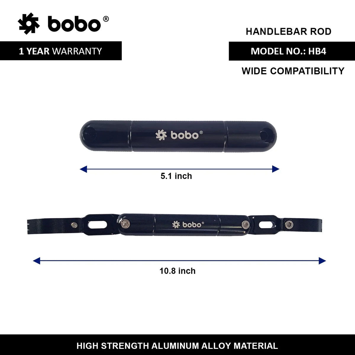 BOBO HB4 Handlebar Rod - View 2