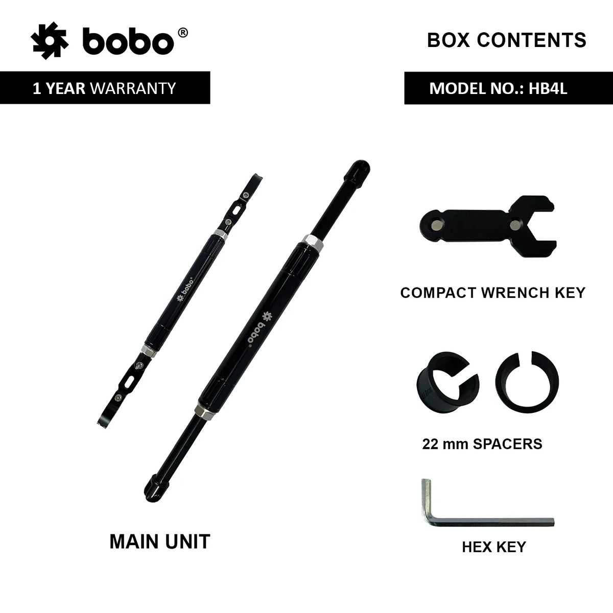 BOBO HB4L Handlebar Rod - View 3