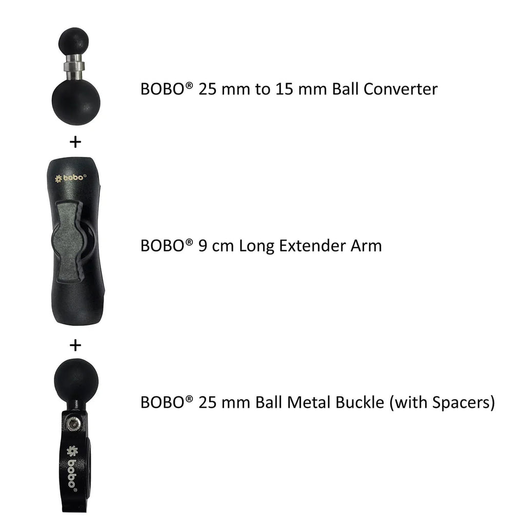 BOBO Bike Mount Extender Combo - View 3