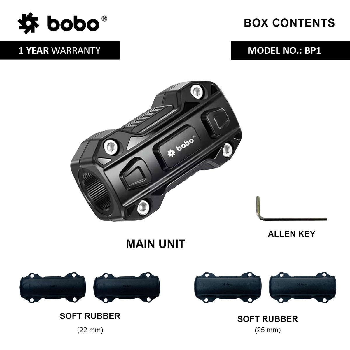 BOBO BP1 Bike Frame Protector with Rubber Pads - View 2