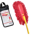 BOBO Car Duster – Premium Wax Treated Strands With Durable Solid Wood Handle – Includes Storage Cover
