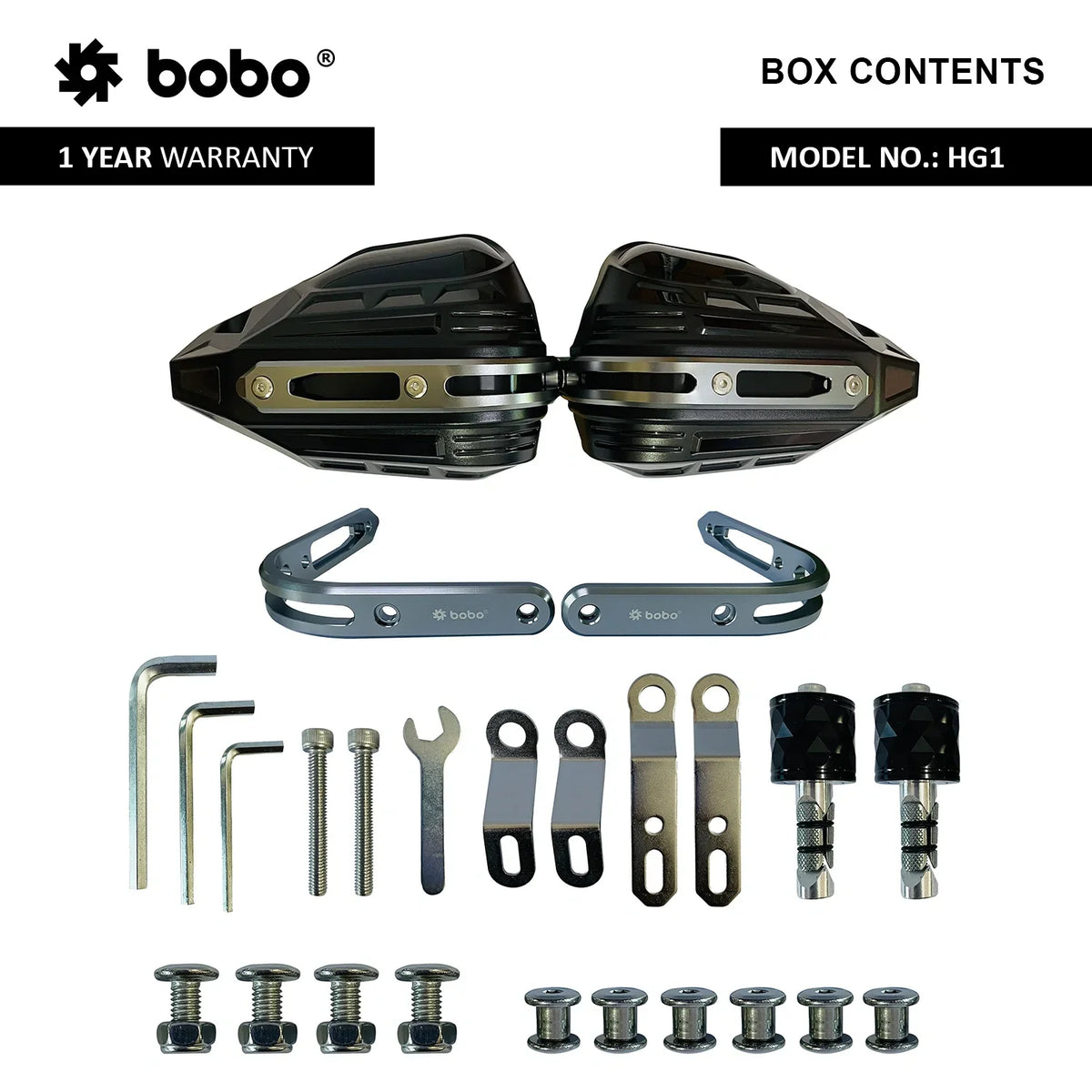 BOBO HG1 Universal Bike Motorcycle Hand Guard, Wind Deflector - View 3