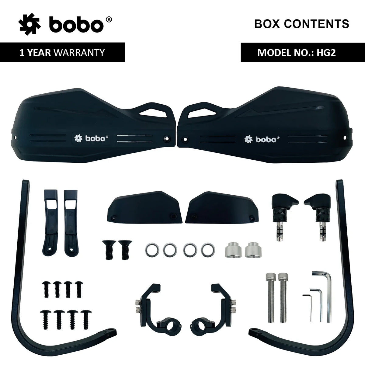 BOBO HG2 Hand Guards with Wind Deflector - View 7