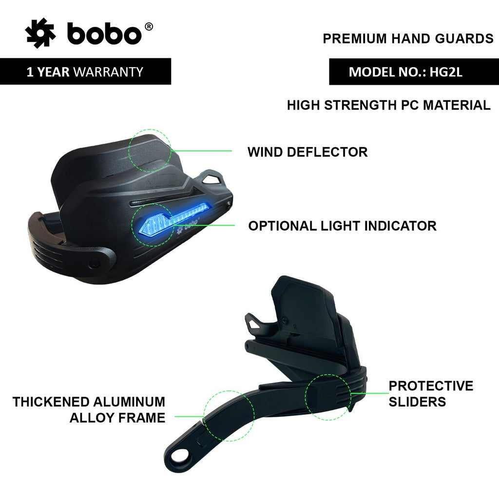 BOBO HG2 Hand Guards with Wind Deflector - View 4