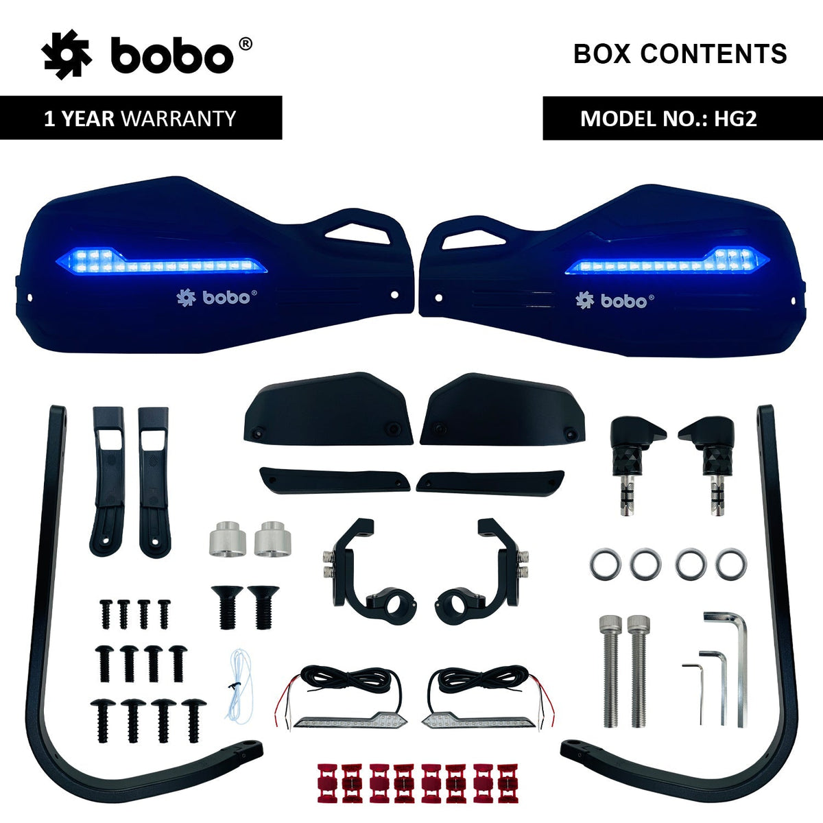 BOBO HG2 Hand Guards with Wind Deflector - View 5