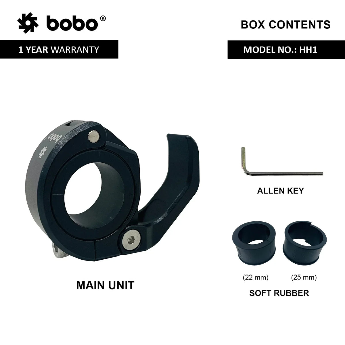 BOBO HH1 Handlebar Hook - View 3