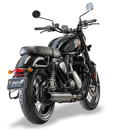 BSA Gold Star 650 Ranger Performance Exhaust | Silver Stallion | +2 BHP Boost | Silver / Black Matte / Brushed - View 4