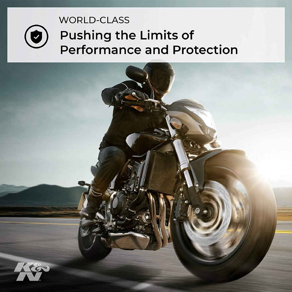 K&N BA-3717 High-Flow Lifetime Air Filter for Bajaj Dominar 400, Pulsar RS200 & Pulsar 200NS BS6 | Washable Reusable