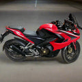 Barrel Rogue Performance Exhaust with Decat Pipe for Bajaj Pulsar NS200 / RS200 | Stainless Steel Slip-On Exhaust (Rogue 1