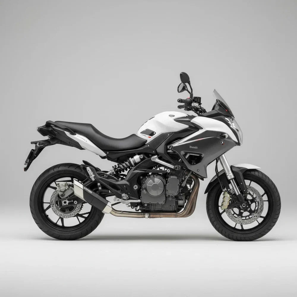 Barrel Rogue 2.0 Slip-On Exhaust for Benelli GT 600 | 304 Stainless Steel Performance Motorcycle Exhaust with Removable DB