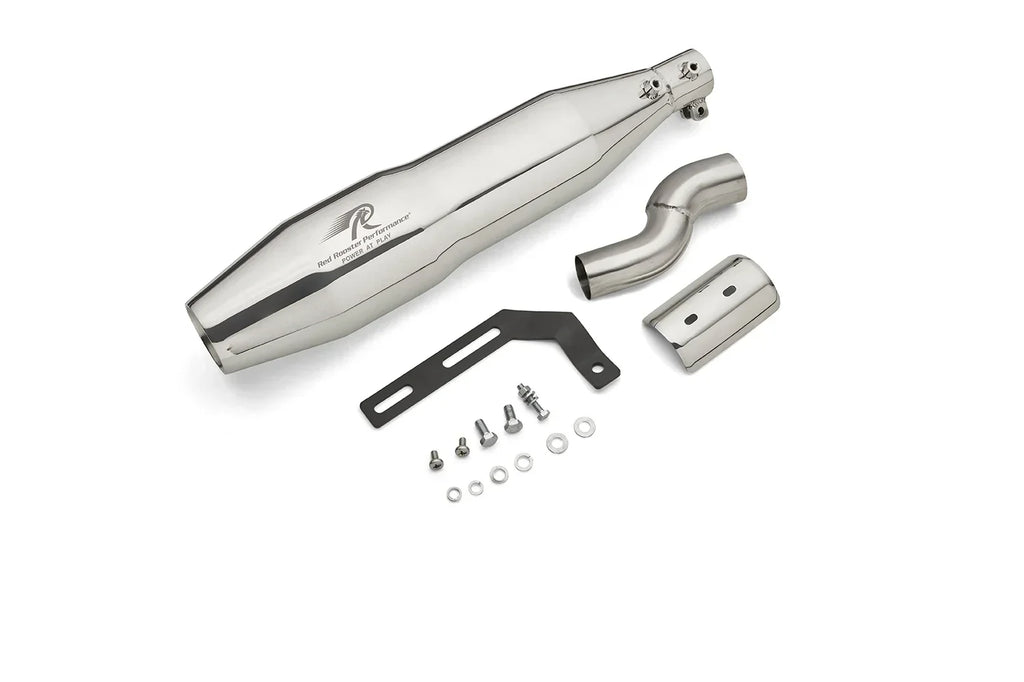 Red Rooster Blaze Exhaust for Triumph Speed 400 & Triumph Scrambler 400 X (Polish / Black / Matte)