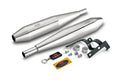 Red Rooster Celesta Pro Exhaust for Jawa 42 / Jawa Classic / Jawa Roadster | Performance Exhaust (Polish / Black)