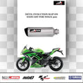 Devil Evolution Slip-On Exhaust with Link Pipe for Kawasaki Ninja 300 | Performance Racing Exhaust India