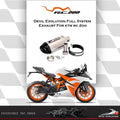 Devil Evolution Full Sports Exhaust System for KTM Duke 390 / KTM RC 390 (2017–2019 Non-BS6) | Performance Racing Exhaust
