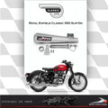 Devil Evolution Slip-On Exhaust for Royal Enfield Classic 350 | Stainless Steel Performance Silencer India
