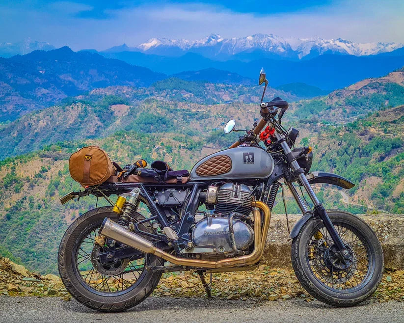 SS Motocorp 2x1 Full System Exhaust with Fat Can for Royal Enfield Interceptor 650 / Continental GT 650 | Performance Exhaust