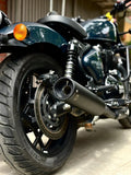 SS Motocorp Slip-On Exhaust Silencer (Pair) Black Finish for Royal Enfield Shotgun 650 | Performance Exhaust with DB Killers