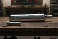 SS Motocorp Slip-On Exhaust for Royal Enfield Classic Reborn 350 | Steel Polished & Matte Black Finish Performance Silencer