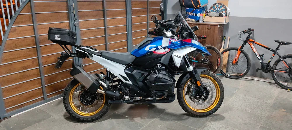 Barrel Storm Slip-On Exhaust for BMW R1300 GS (2025) | 304 Stainless Steel Performance Exhaust with Removable DB Killer