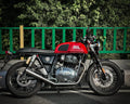 SS Motocorp 2x2 Full System Exhaust with Slim Cans for Royal Enfield Interceptor 650 / Continental GT 650 | Dual Exhaust