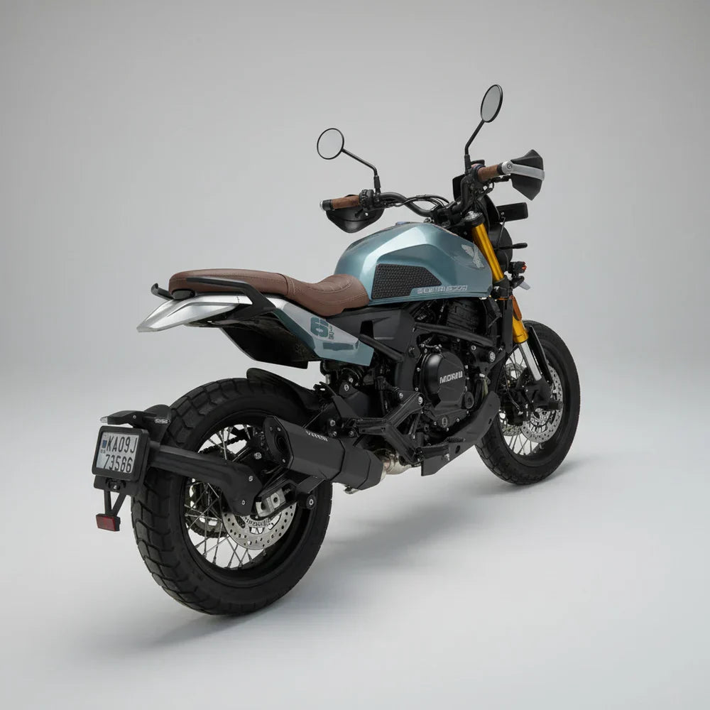 Barrel Rogue 2.0 Exhaust for Moto Morini Seiemmezzo 650 | 304 Stainless Steel Slip-On Performance Exhaust - View 4
