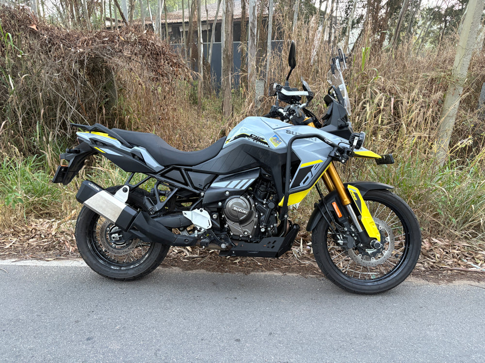 Barrel Storm Slip-On Exhaust for Suzuki V-Strom 800DE | 304 SS Performance Exhaust with DB Killer (Made in India) - View 2