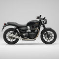 Barrel B Twinn Slip-On Exhaust for Triumph Street Twin 900 | 304 Stainless Steel Performance Exhaust