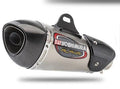 Alpha Style 51 Mm Inlet Stainless Steel Universal Slip-On With Db Killer Mid Size - Silver