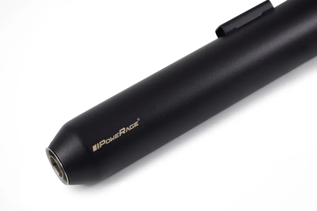 Powerage Slip-On Exhaust for Royal Enfield 350 / 500 – Black Short Type Performance Exhaust - View 3