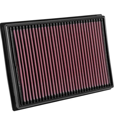K&N 33-3045 High-Flow Washable Lifetime Engine Air Filter for Toyota Hilux, Fortuner & Innova Crysta 2.4L/2.8L Diesel