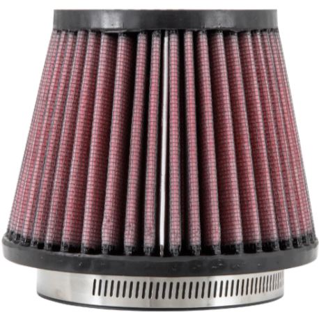 K&N RU-2990 High-Flow Universal Air Filter – Tapered Performance Cotton Gauze Intake Filter (89mm / 3.5”) - View 5