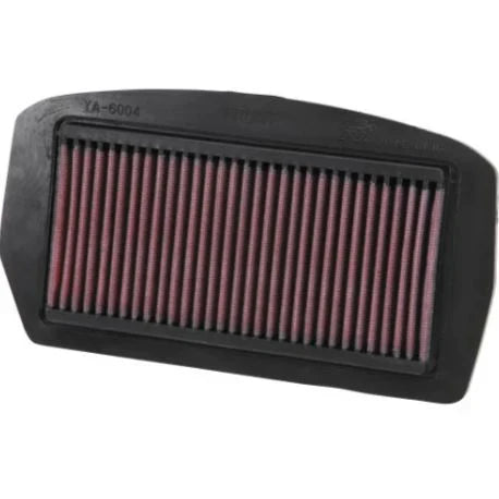 K&N YA-6004 High-Flow Lifetime Air Filter for Yamaha FZ6 / FZ6 Fazer (2004-2009) Washable Performance Cotton Gauze Filter