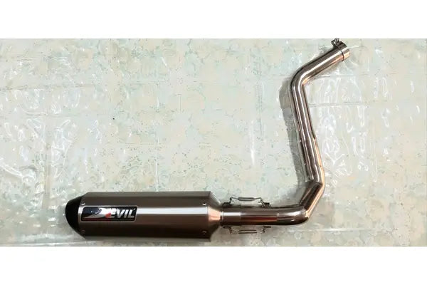 Devil Evolution Full Sports Exhaust System for KTM Duke 200 / KTM RC 200 (2017–2019, Non-BS6) | Performance Racing Exhaust