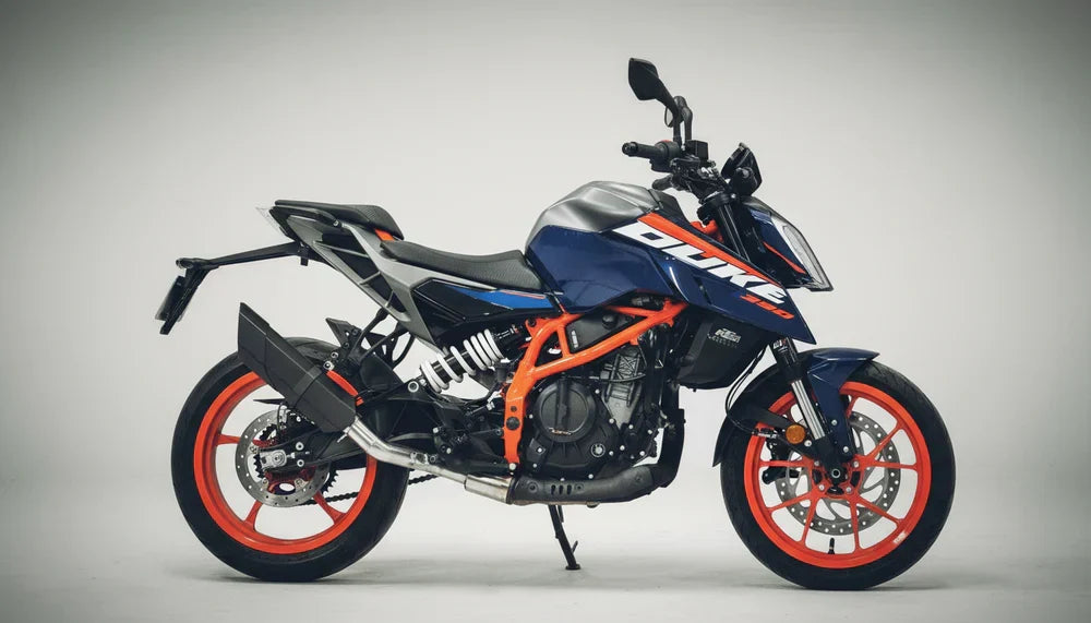 Barrel Rogue 2.0 Slip-On Exhaust with Mid Pipe for KTM Gen 3 Duke 250 & Duke 390 | 304 Stainless Steel Performance Exhaust