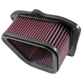 K&N SU-1399 High-Flow Performance Air Filter for Suzuki GSX1300R Hayabusa 1999-2007 | Washable Reusable Engine Air Filter